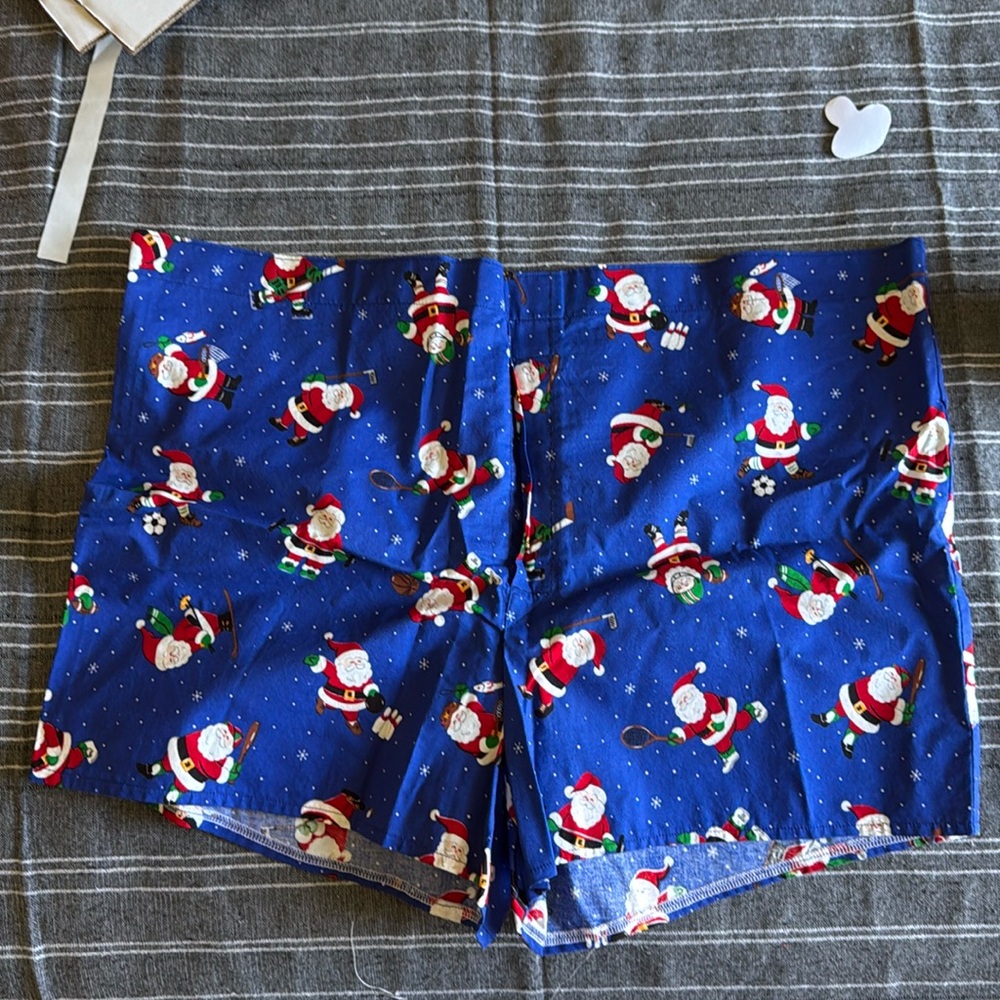 Santa printed 2 boxer shorts